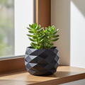 Geometric Succulent Planter - Modern Houseplant Pot
