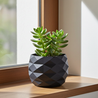 Geometric Succulent Planter - Modern Houseplant Pot