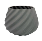 Indoor plant or succulent pot - swirl design