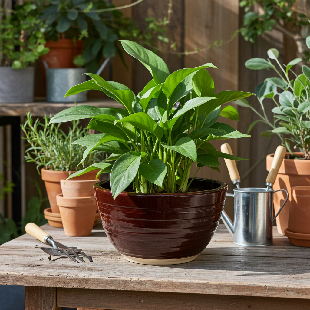 Ceramic planter / pot